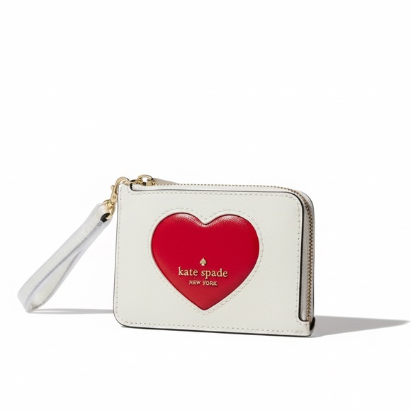 kate spade Handbags - ❤️ Kate Spade Madison NWT Red Heart Wristlet
